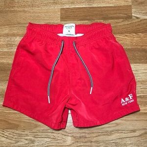Abercrombie & Fitch Red Board Shorts Men Size 30W